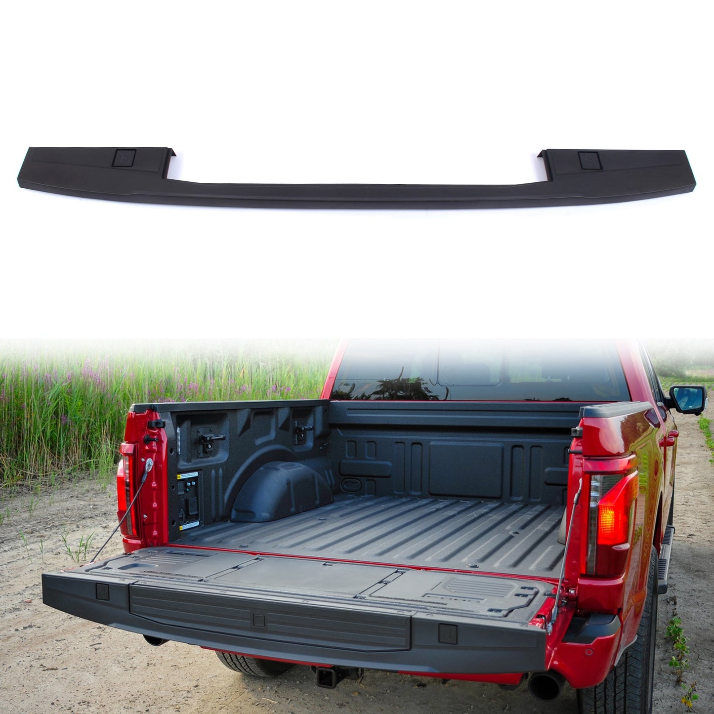 2021-2024 F-150 Lightning W/ Flex Step Tailgate Molding Cap Spoiler