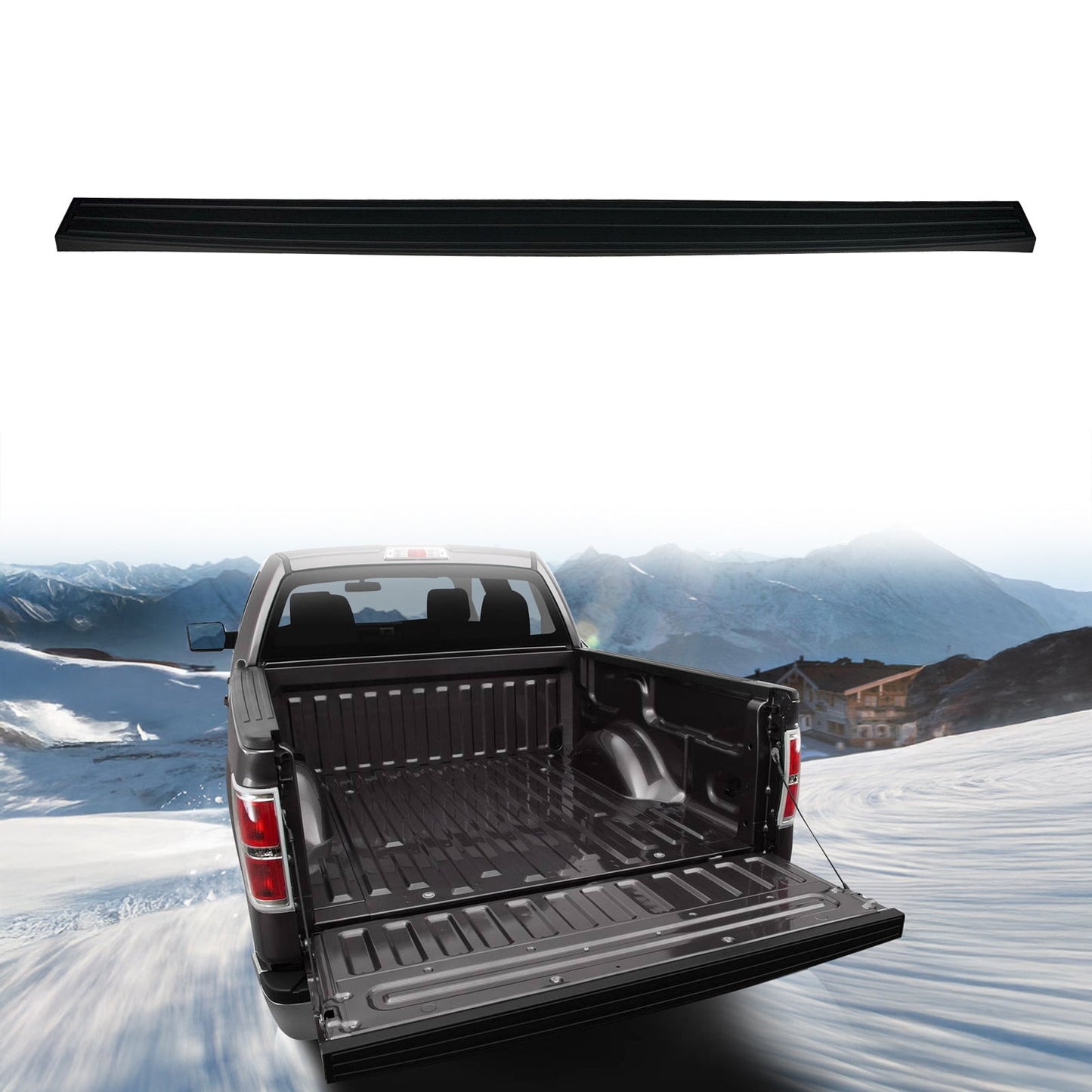 2009-2014 Ford F150 Unpainted Trunk Rear Tailgate Moulding Cap