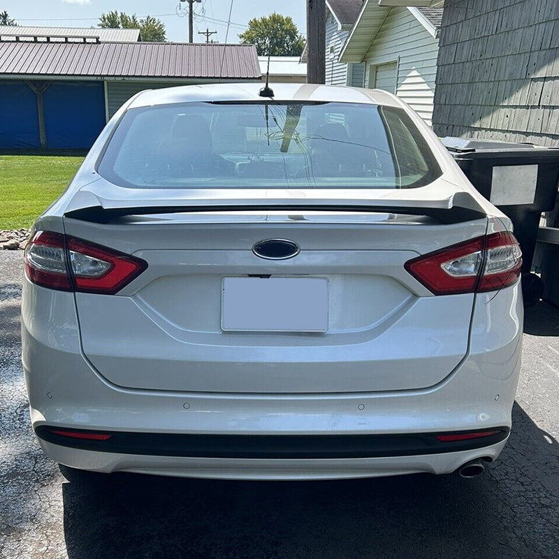 2013-2020 Ford Fusion Long LED Style Rear Trunk Spoiler Lip Wing ABS