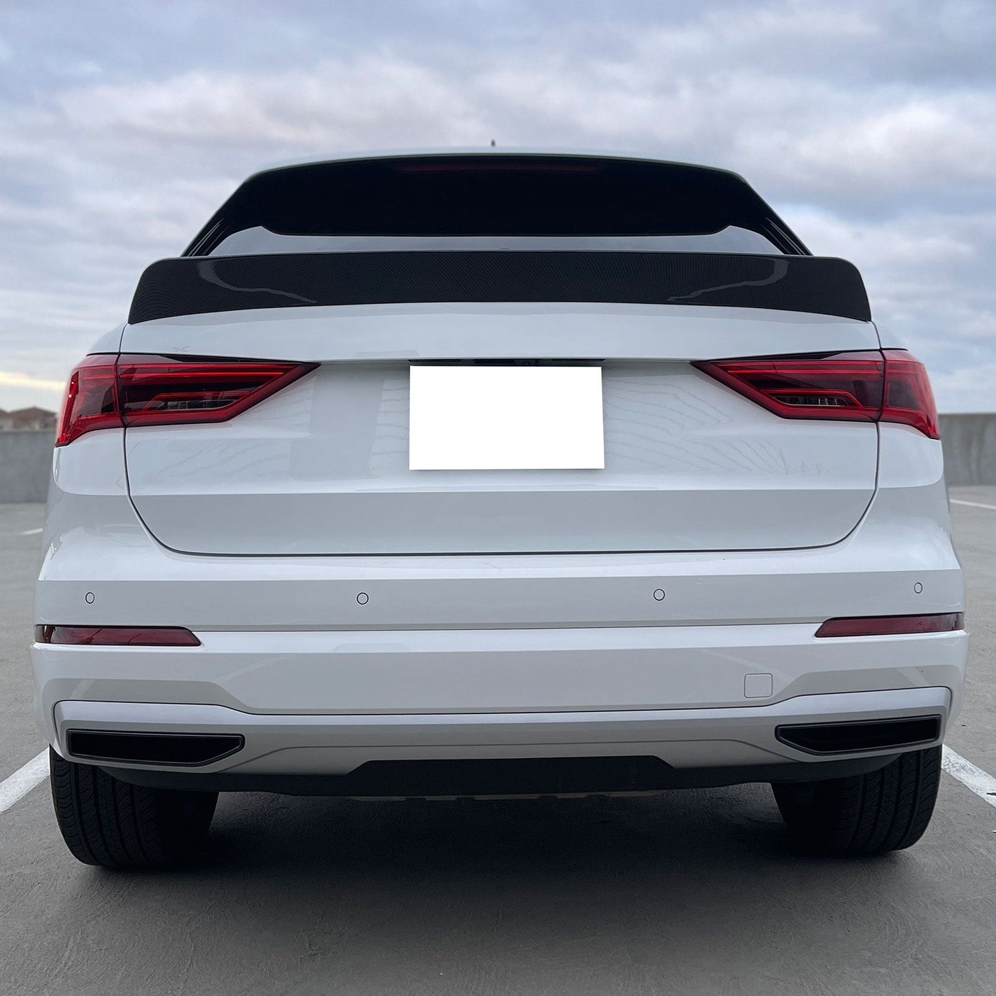 2019-2024 Audi Q3 IKON Style Car Rear Wing Spoiler ABS