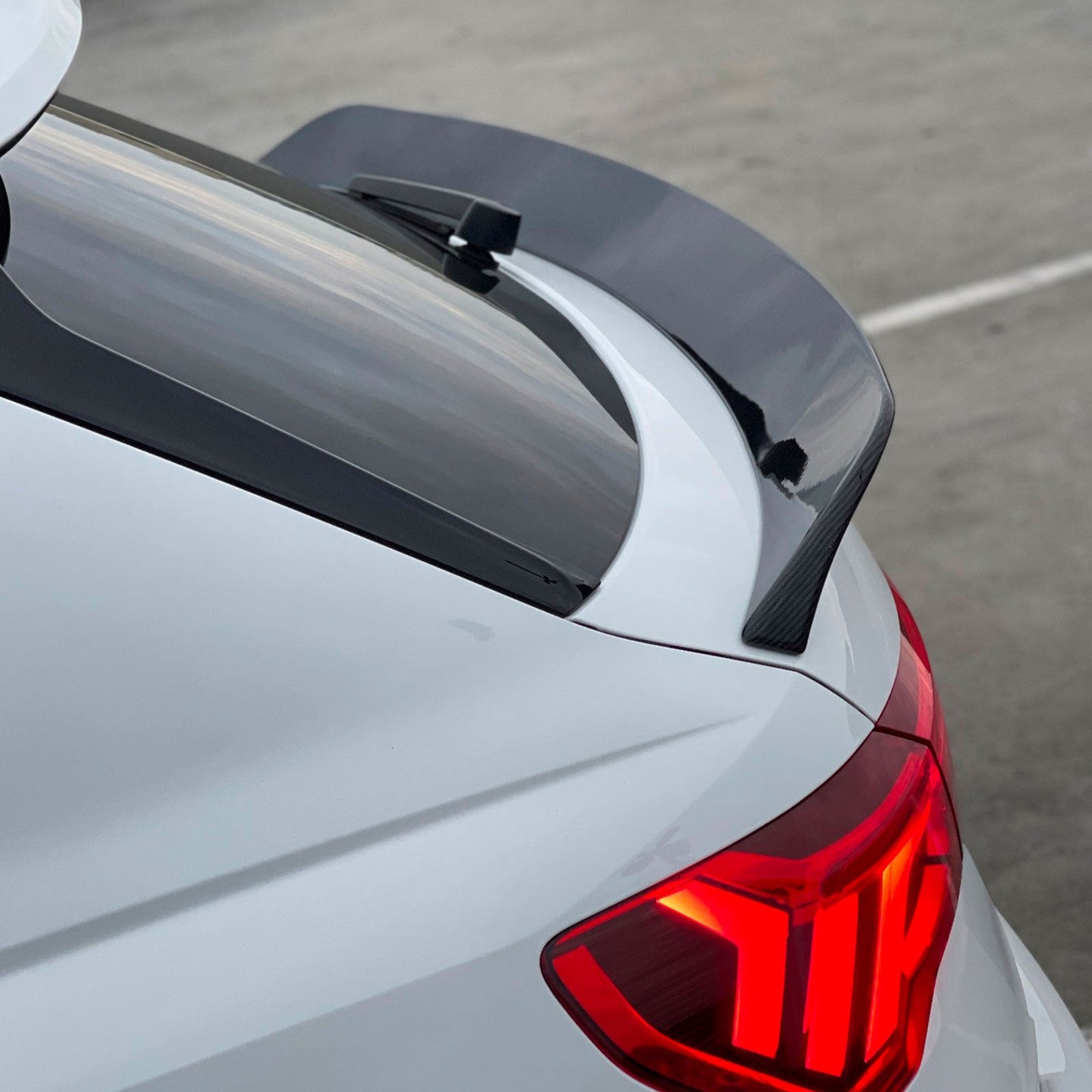 2019-2024 Audi Q3 IKON Style Car Rear Wing Spoiler ABS