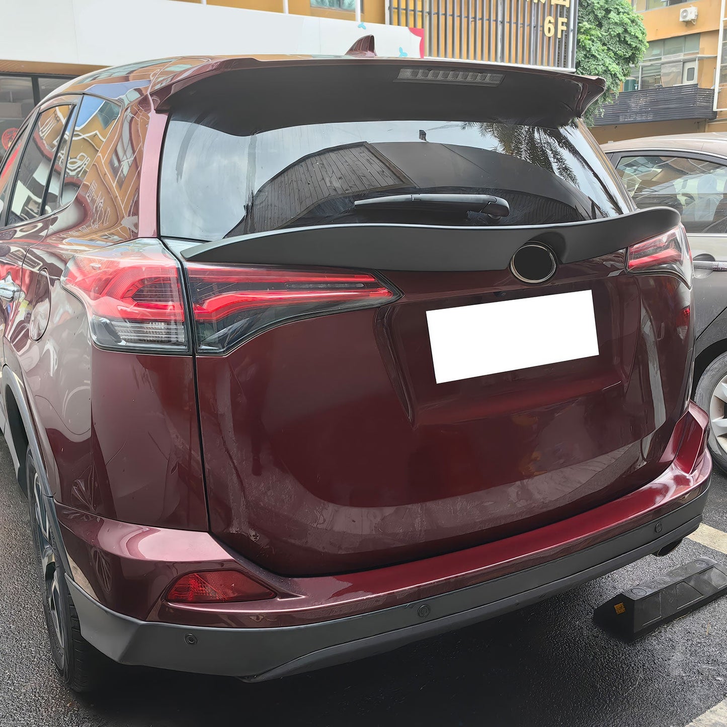 2016-2018 Toyota Rav4 IKON Rear Spoiler Matte Black ABS