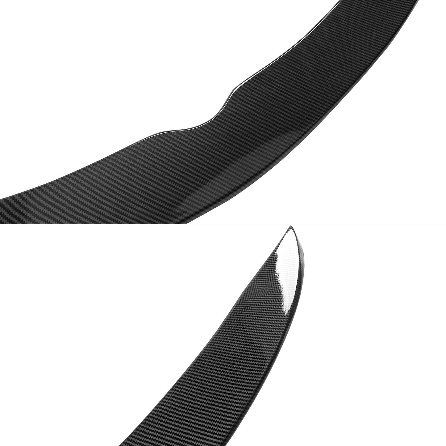 2016-2018 Toyota Rav4 IKON Rear Spoiler Lip Carbon Fiber Print ABS