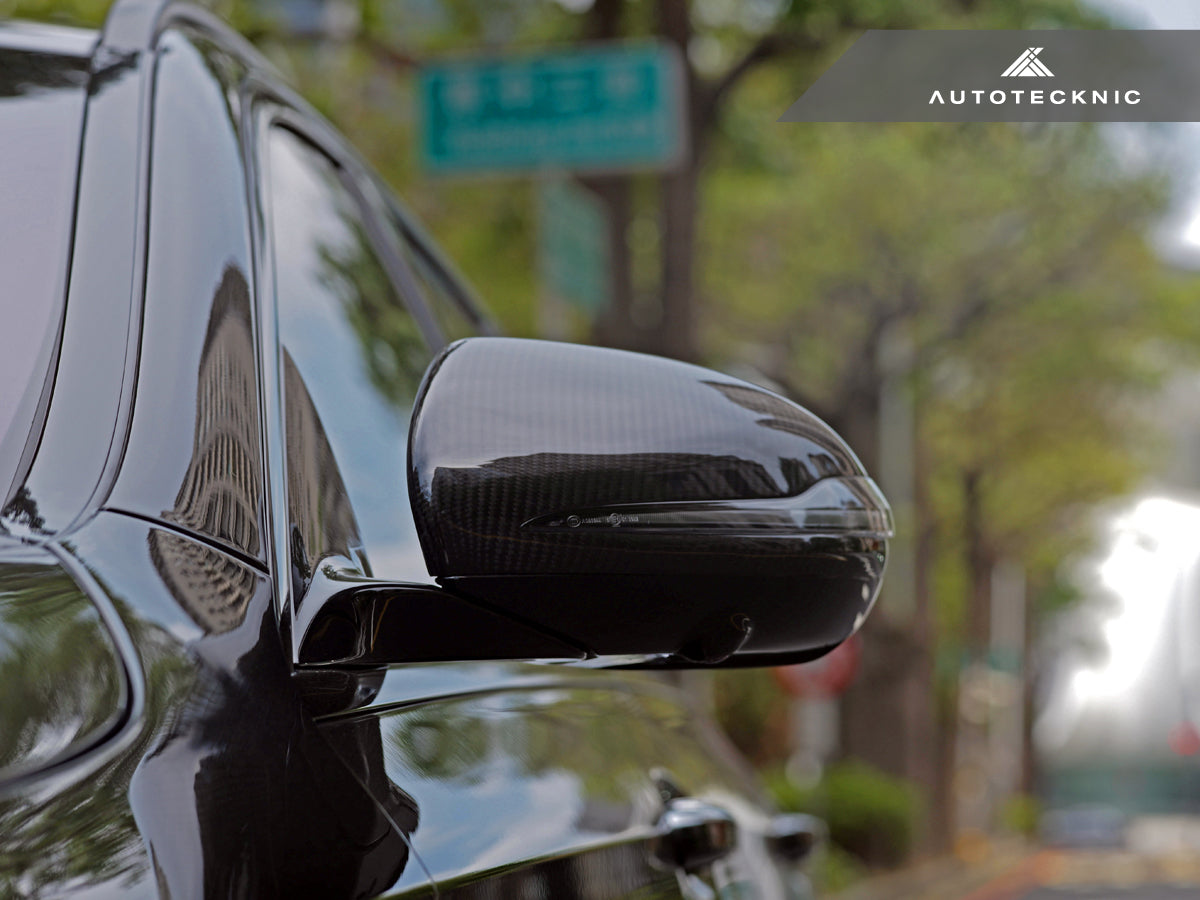 AutoTecknic Replacement Version II Dry Carbon Mirror Covers - Mercedes-Benz W222 S-Class