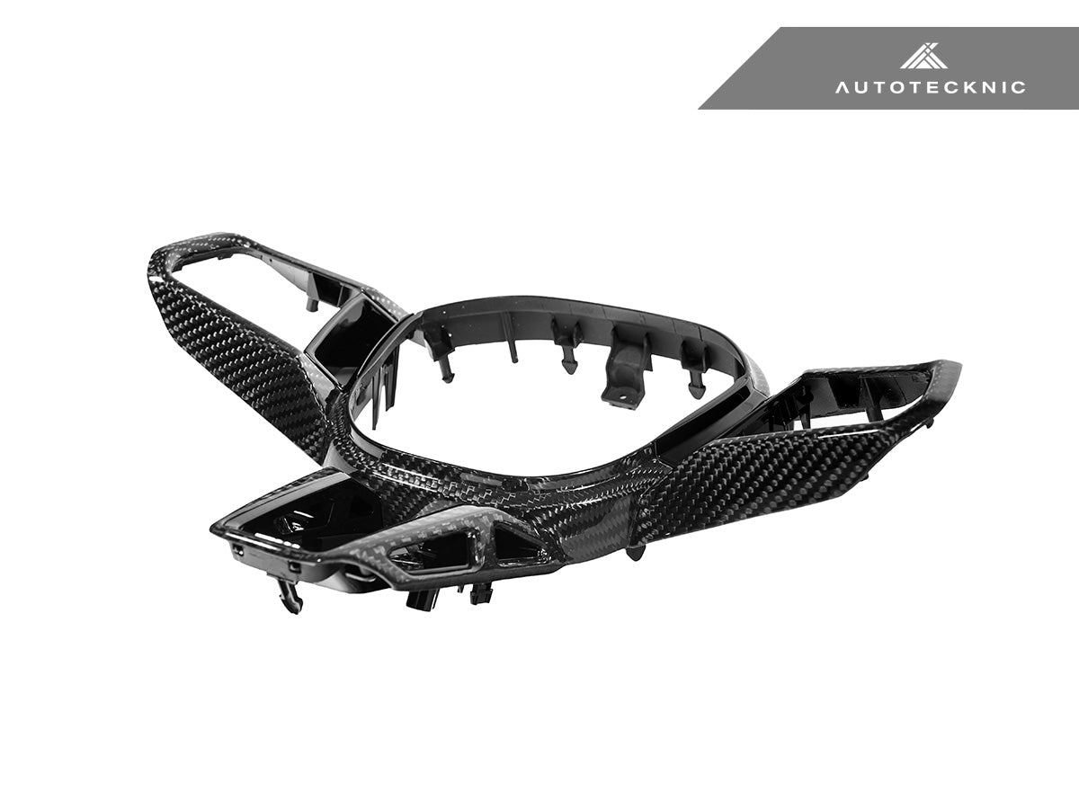 AutoTecknic Carbon Fiber Steering Wheel Trim - G45 X3 M-Sport