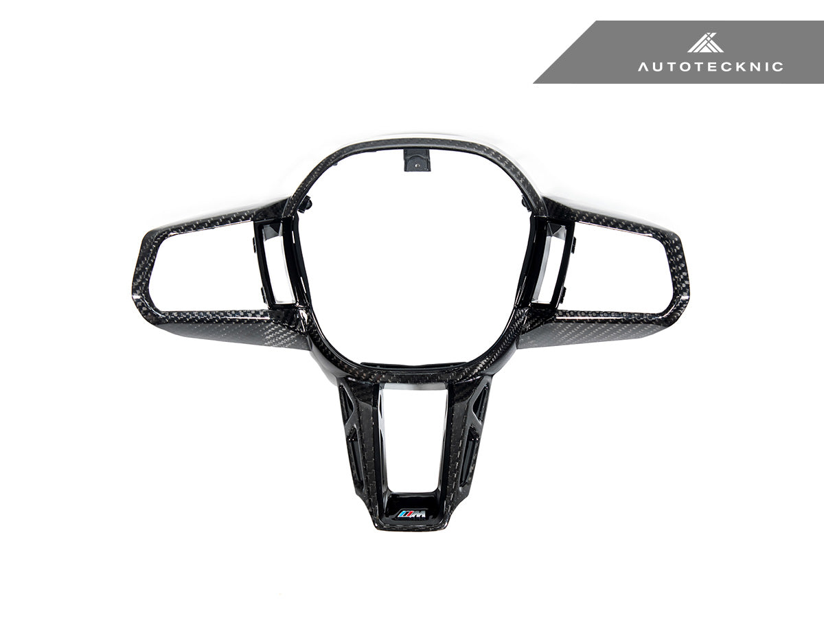 AutoTecknic Carbon Fiber Steering Wheel Trim - G60/ G61 5-Series