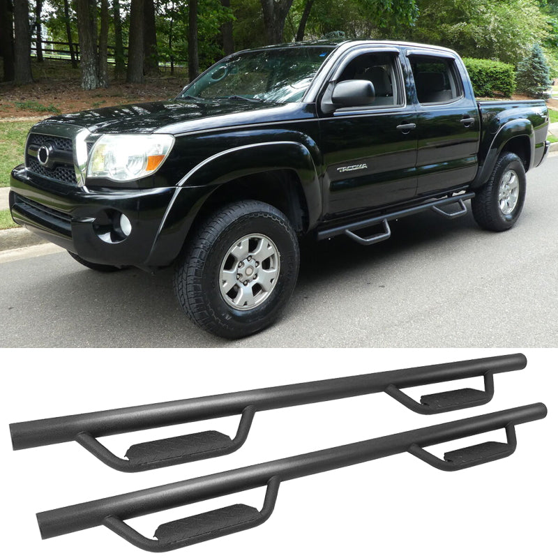 2005-2022 Toyota Tacoma Double/Crew Cab Running Boards Step Nerf Bars