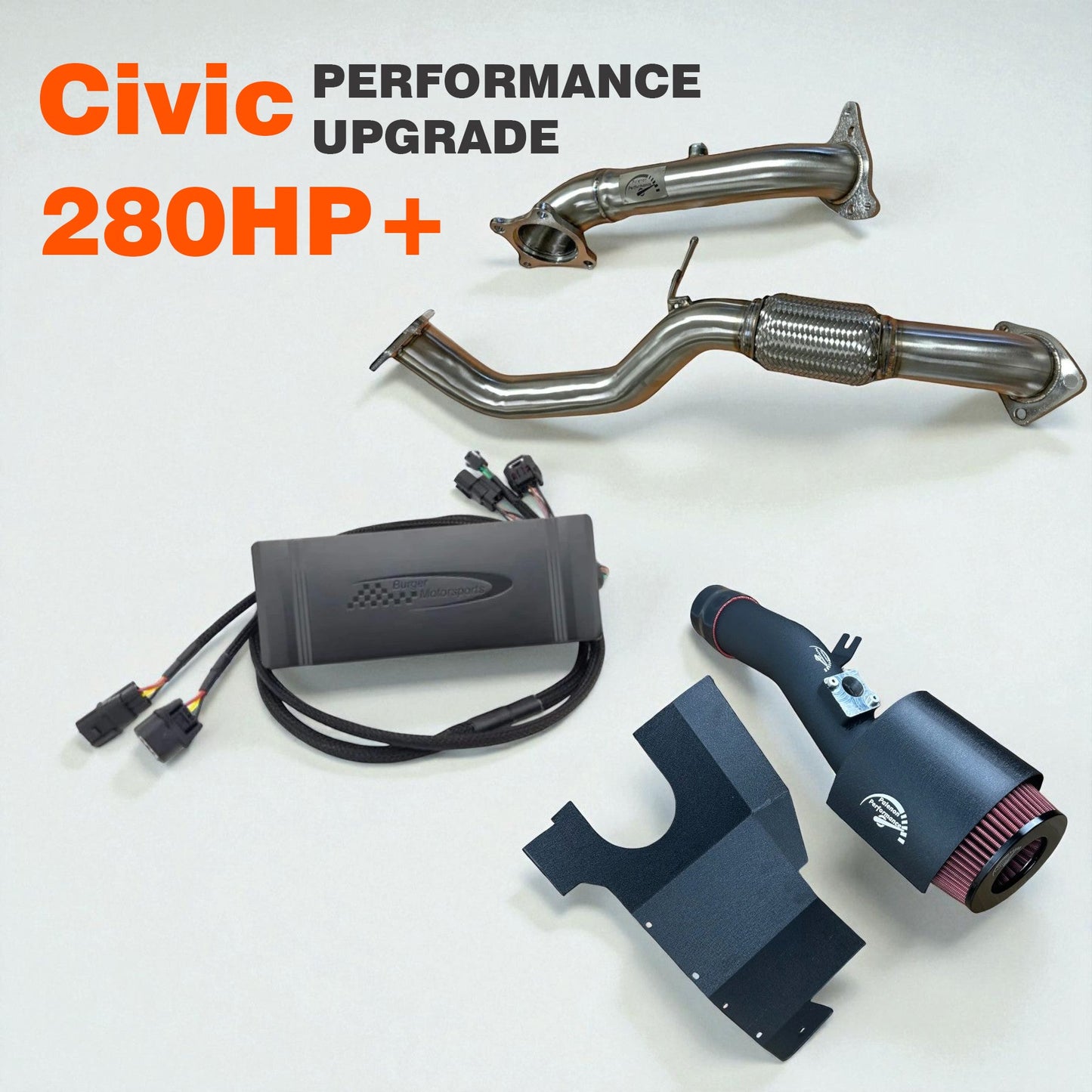 280HP Performance Upgrade For 2016-2021 Honda Civic 10th Gen 1.5T