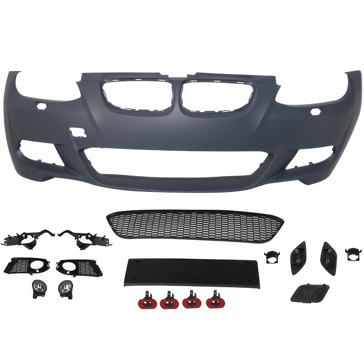 2007-2010 E92 E93 Pre-LCI M-T Msport Front Bumper Cover + Foglamp