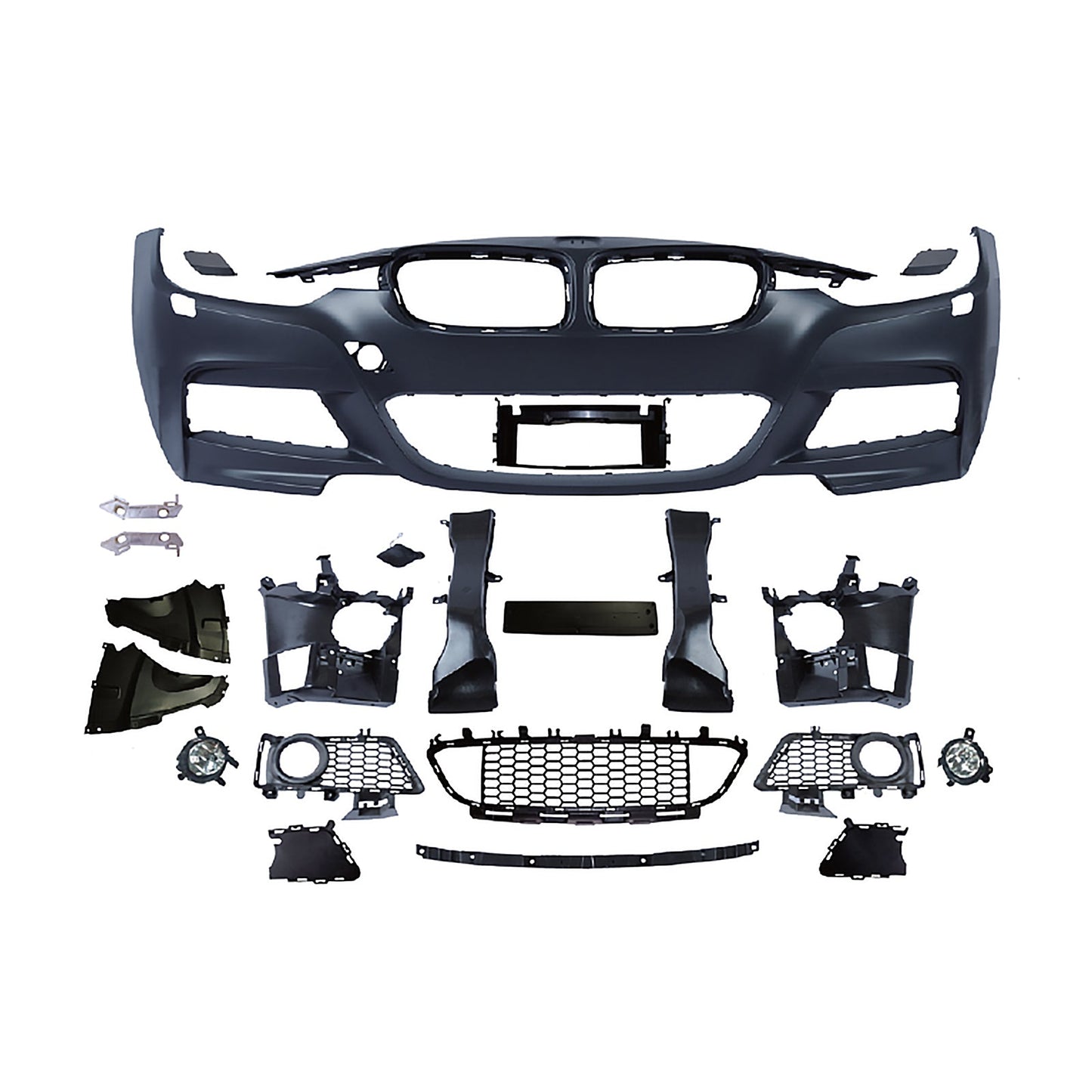 2012-2018 BMW F30 F31 Sedan Wagon M-Tech Style Front Bumper Cover