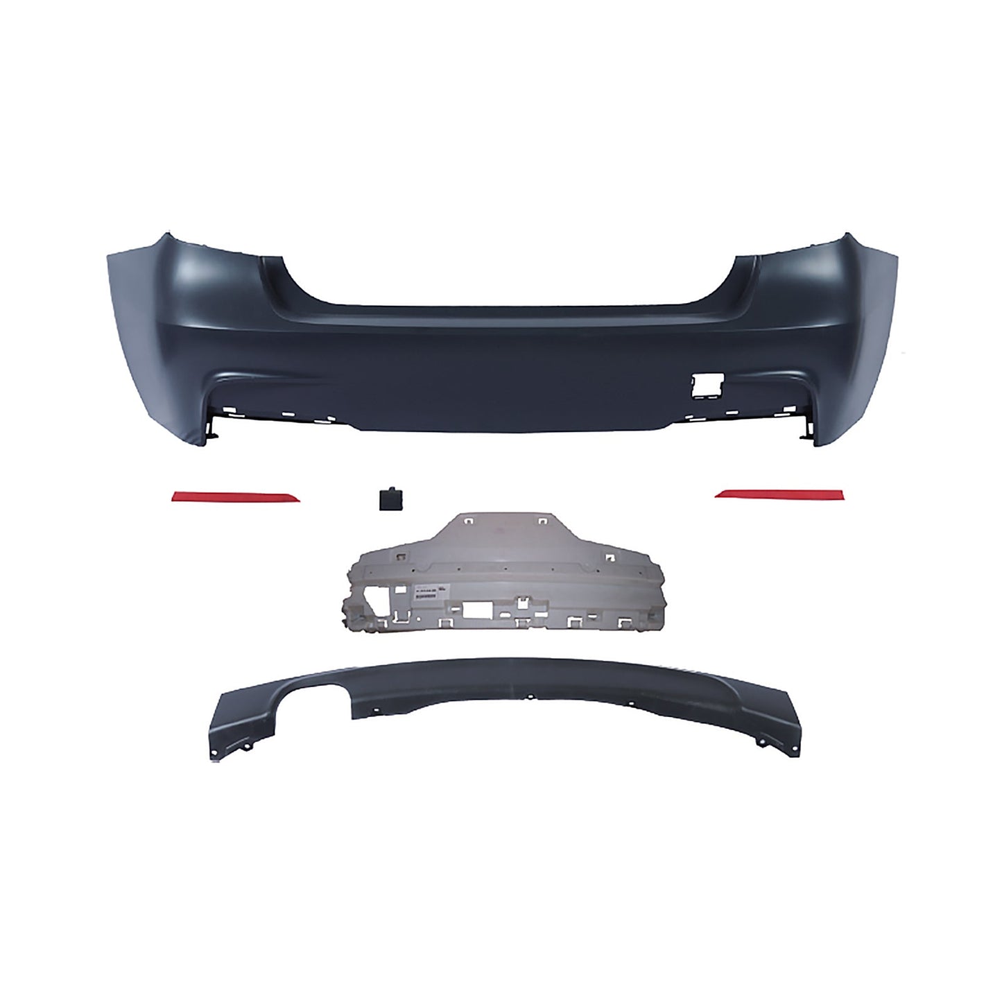 2012-2018 BMW F30 3 Series Sedan M-Tech Style Rear Bumper Cover