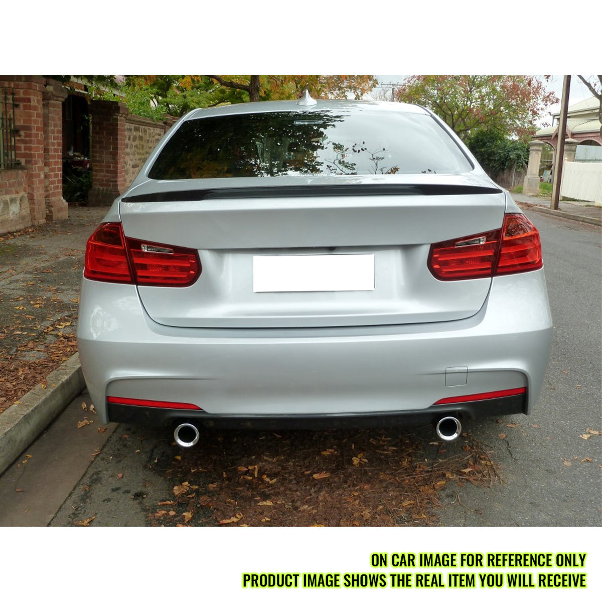2012-2018 BMW F30 M-Tech Rear Bumper 335i Single Muffler Twin Outlet
