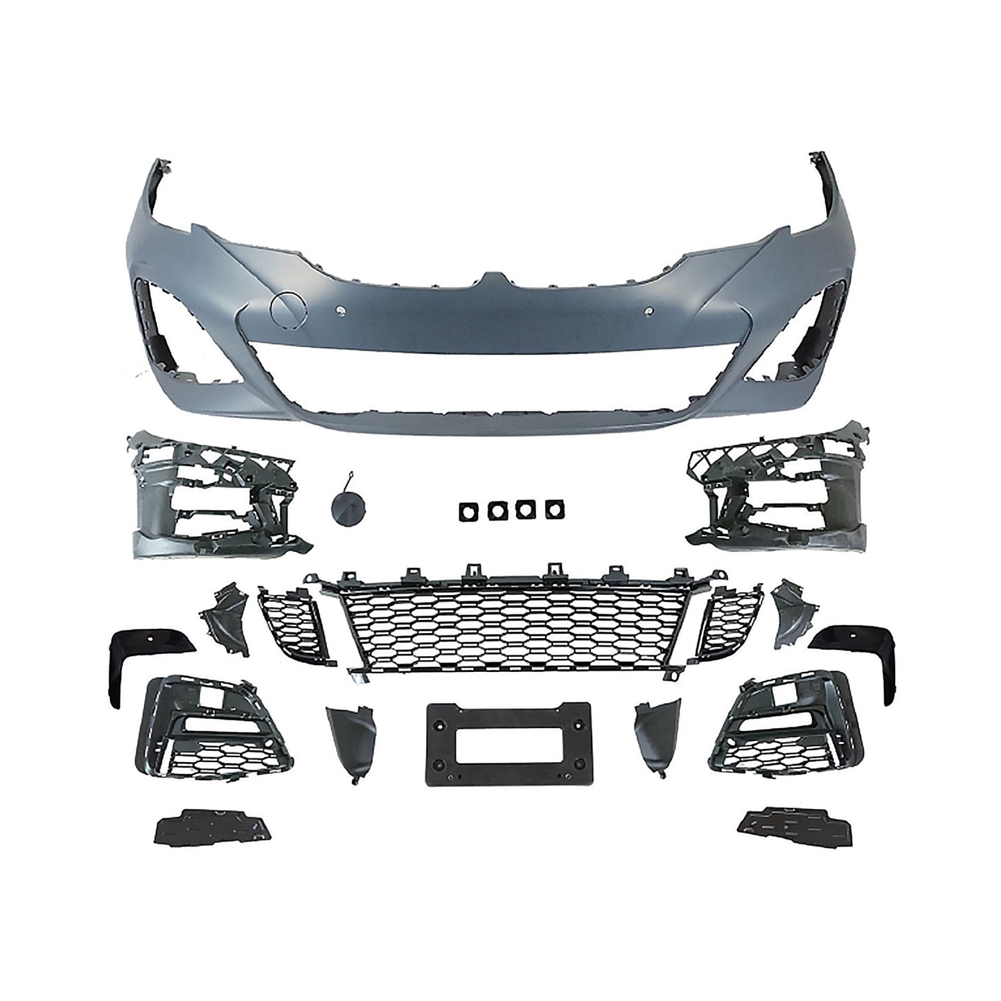 2019-2022 BMW G20 3 Series Sedan 4DR M-Tech Style Front Bumper Cover