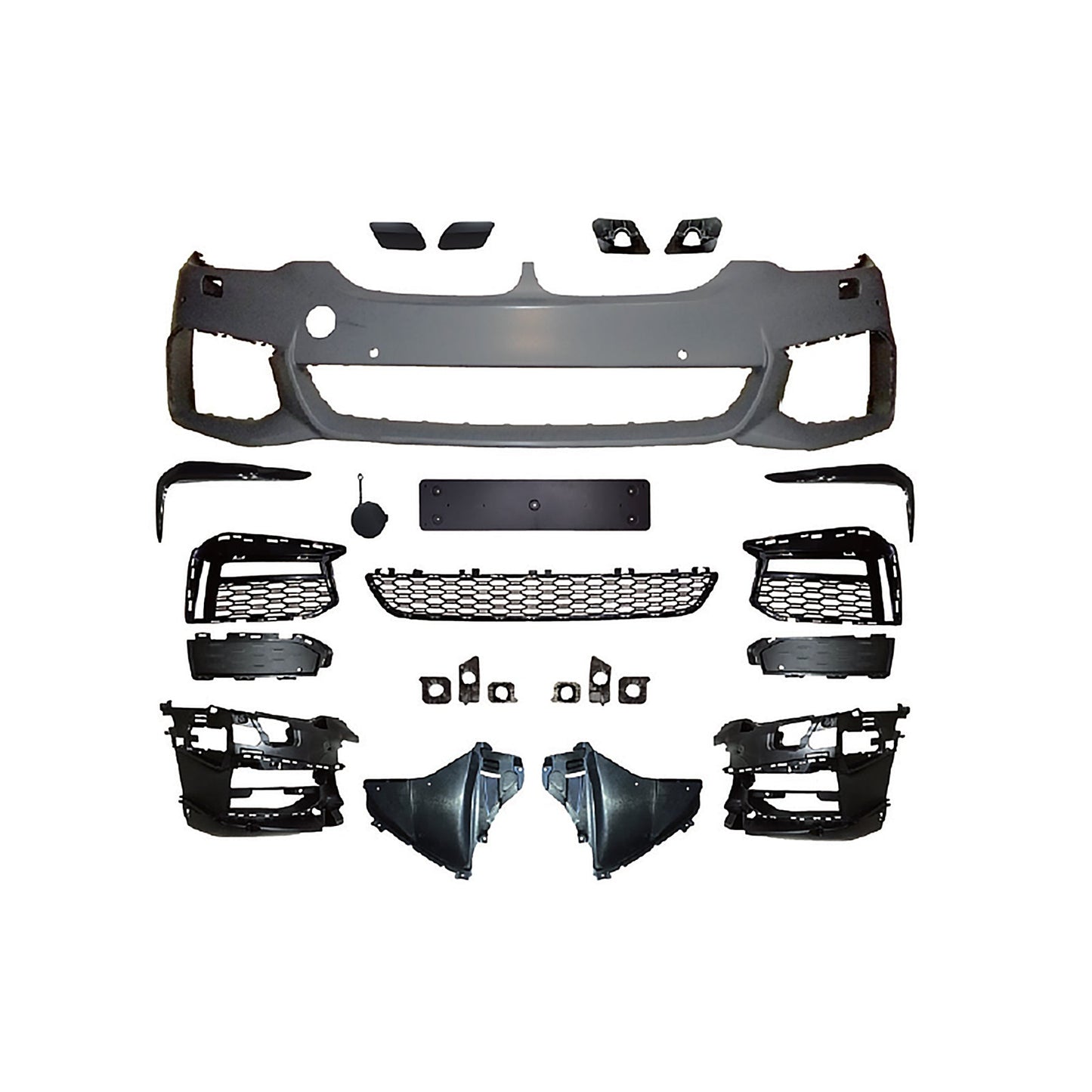 2017-2020 BMW G30 5 Series Sedan 4DR M-Tech Style Front Bumper Cover