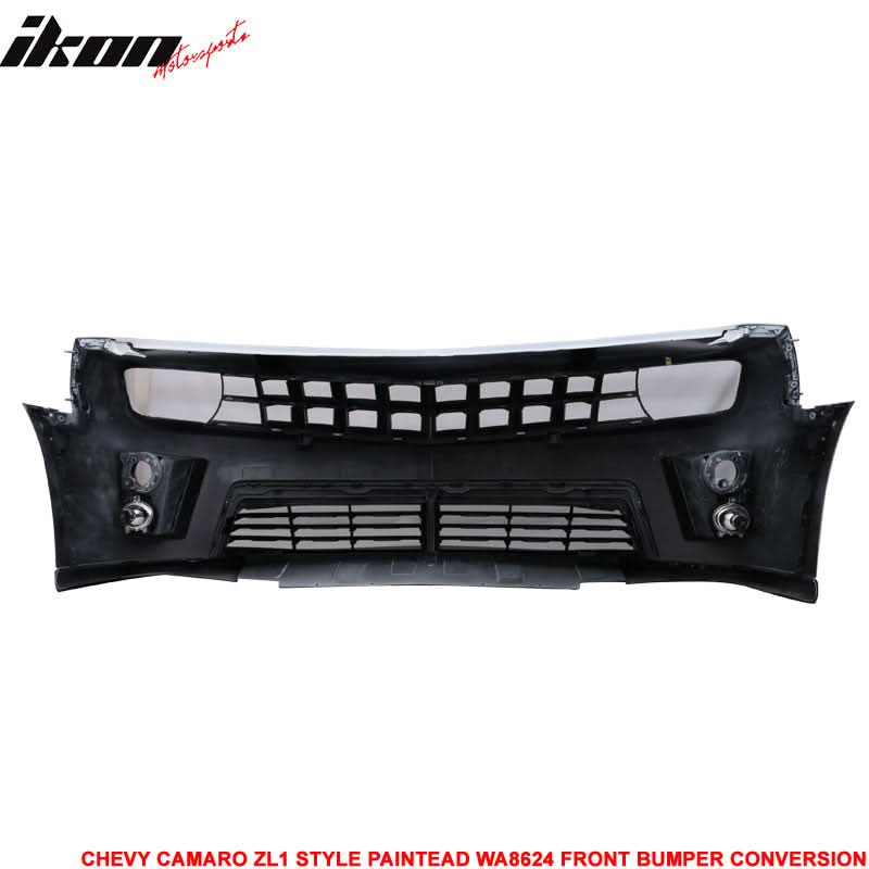 Fits 10-13 Chevy Camaro ZL1 Front Bumper Olympic White - PP