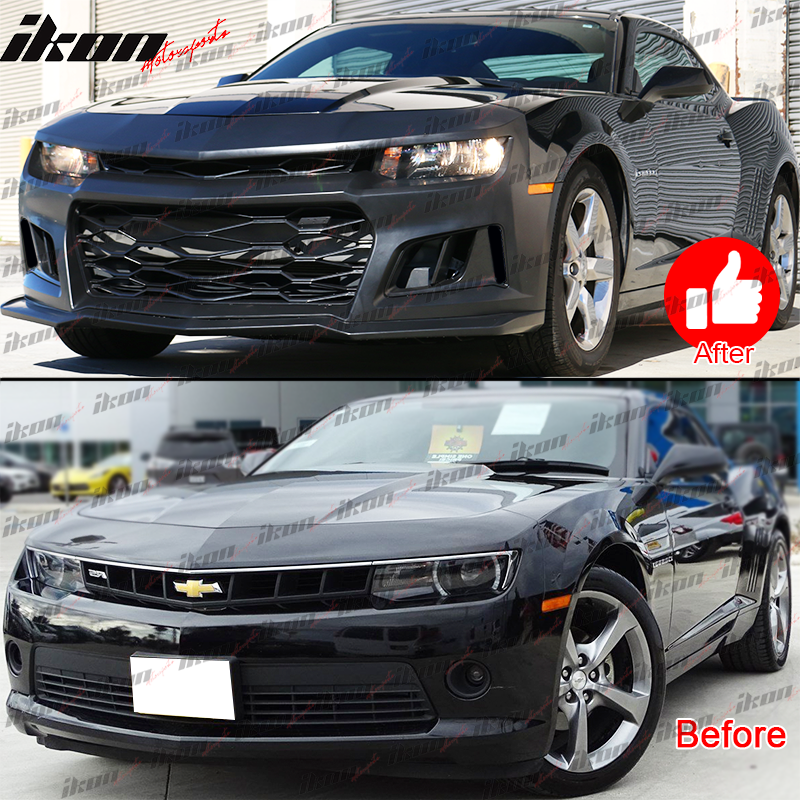 2010-2013 Chevy Camaro ZL1 Style Front Bumper w/ Headlights