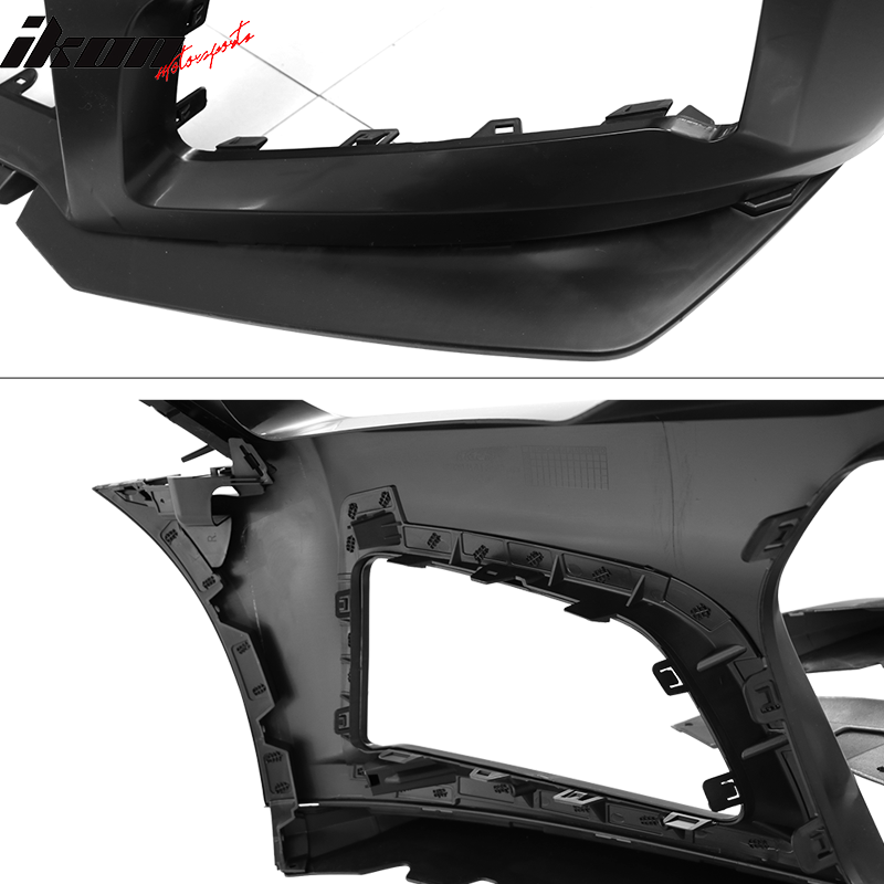 2010-2013 5TH to 6TH Gen Camaro ZL1 Front Bumper + Headlights + DRL