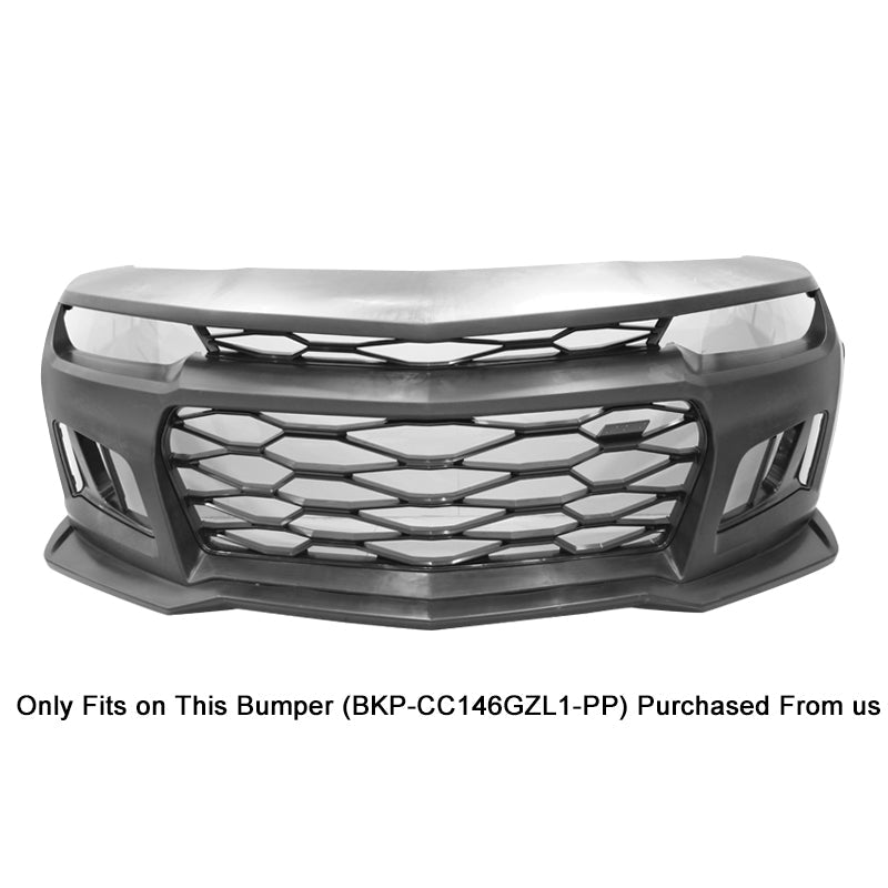 2014-2015 Chevy Camaro ZL1 Style Unpainted Front Bumper Lip Spoiler PP