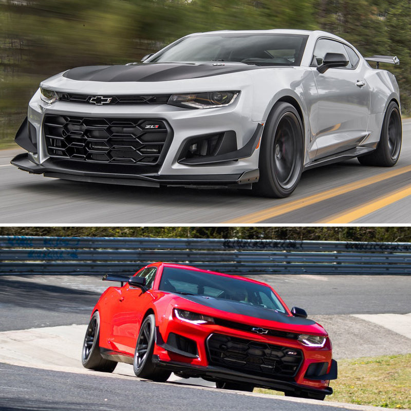 2016-2024 Chevy Camaro 1LE Style Front Lip Spoiler Unpainted PP