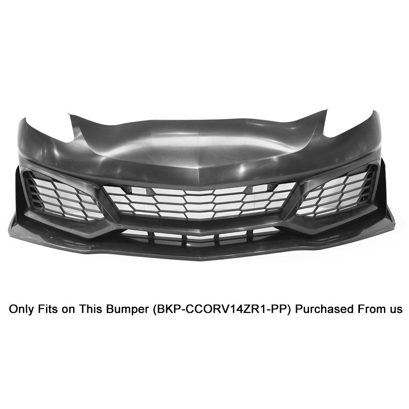 2014-2019 Chevy Corvette C7 ZR1 Style Painted Front Bumper Lip PP