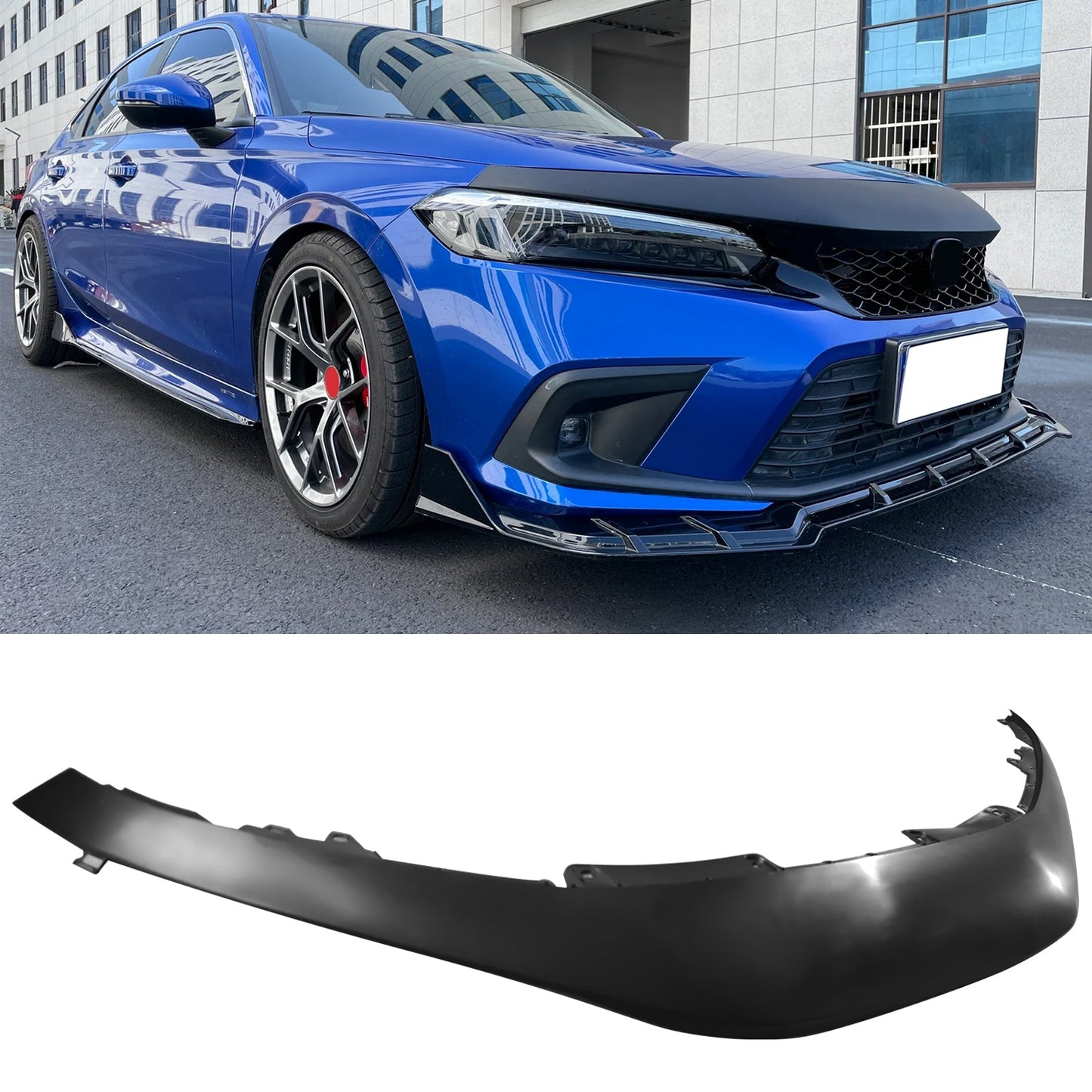 2022-2024 Honda Civic SI & Hatchback Front Grille Molding Unpainted