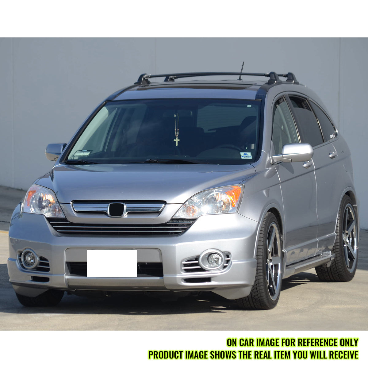 2007-2009 Honda CRV M Style Unpainted Black Front Bumper Conversion PP