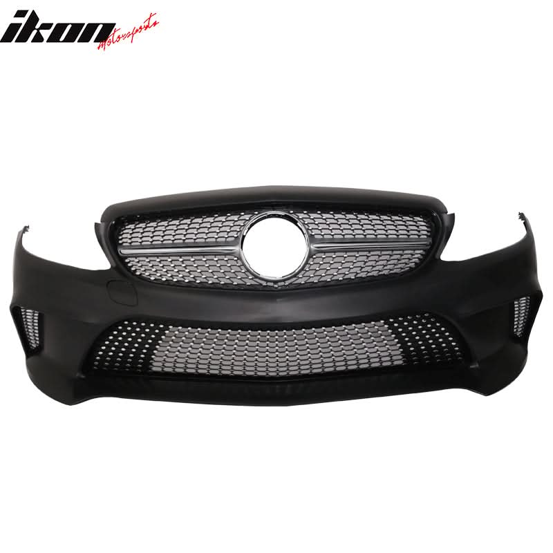 2015-2017 Benz W205 C-Class Concept Style Front Bumper Conversion PP