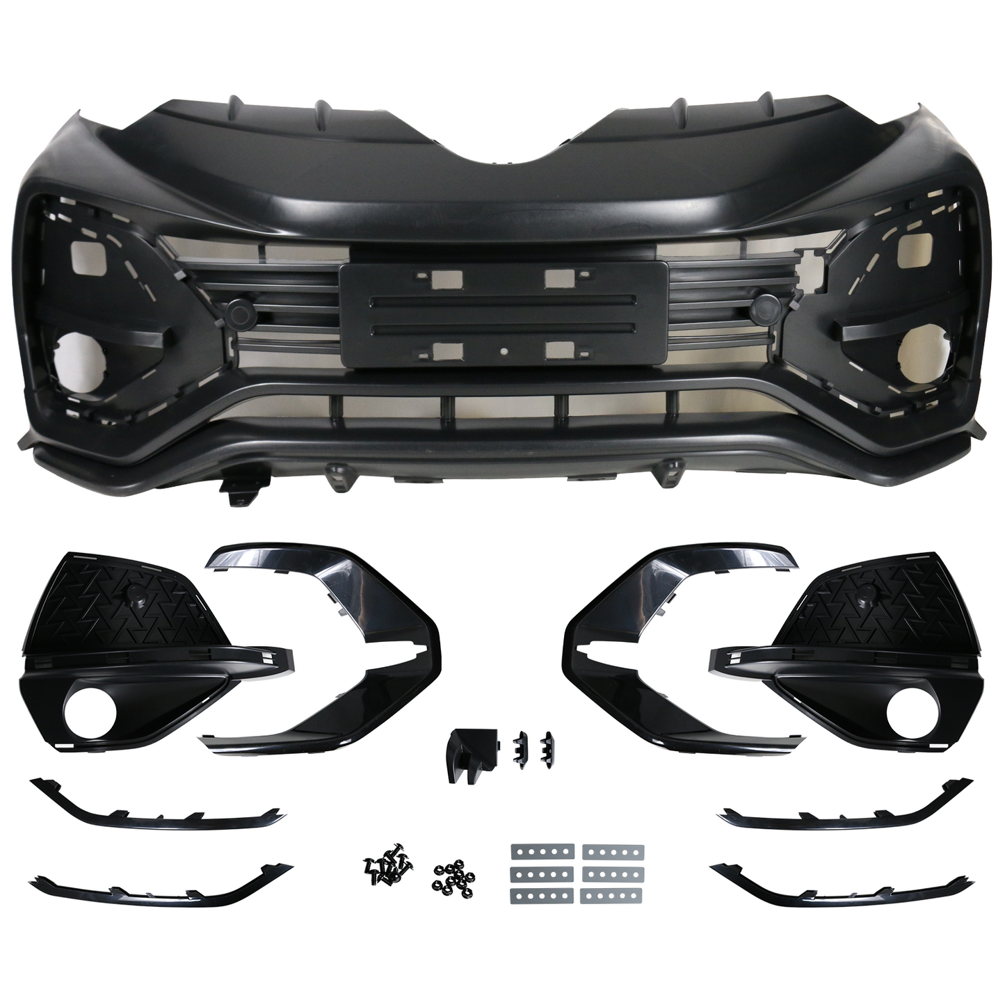 2018-2019 Toyota C-HR H Style Unpainted Front Bumper Cover PP