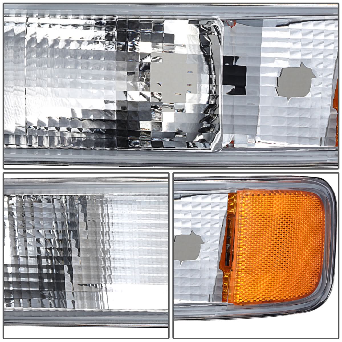 03-23 Chevrolet Express / GMC Savana Chrome Bumper Lights