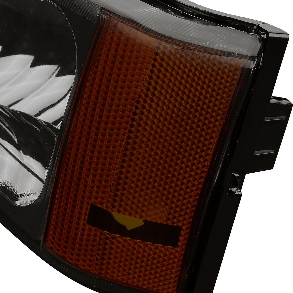 03-07 Chevrolet Avalanche Silverado Smoke Amber Corner Bumper Lights