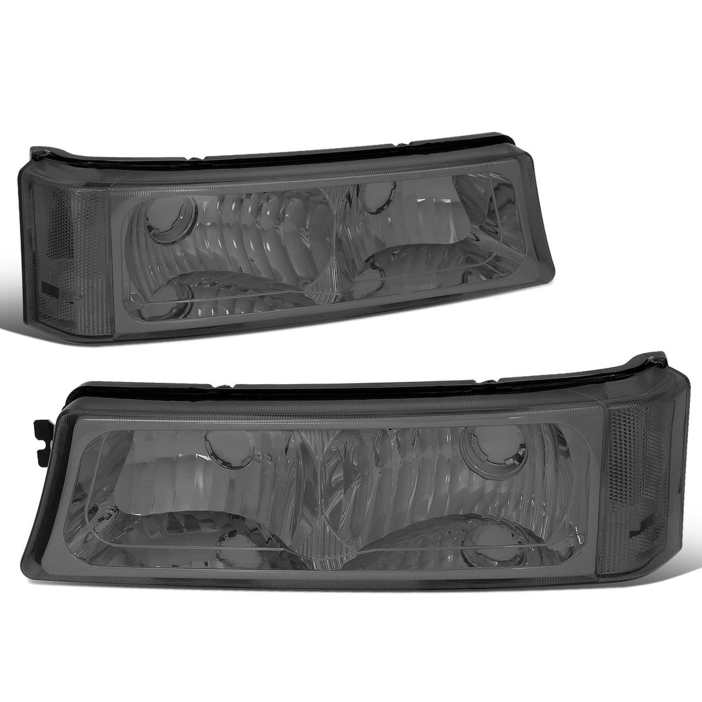 03-07 Chevrolet Avalanche Silverado Smoke Bumper Lights 2PC