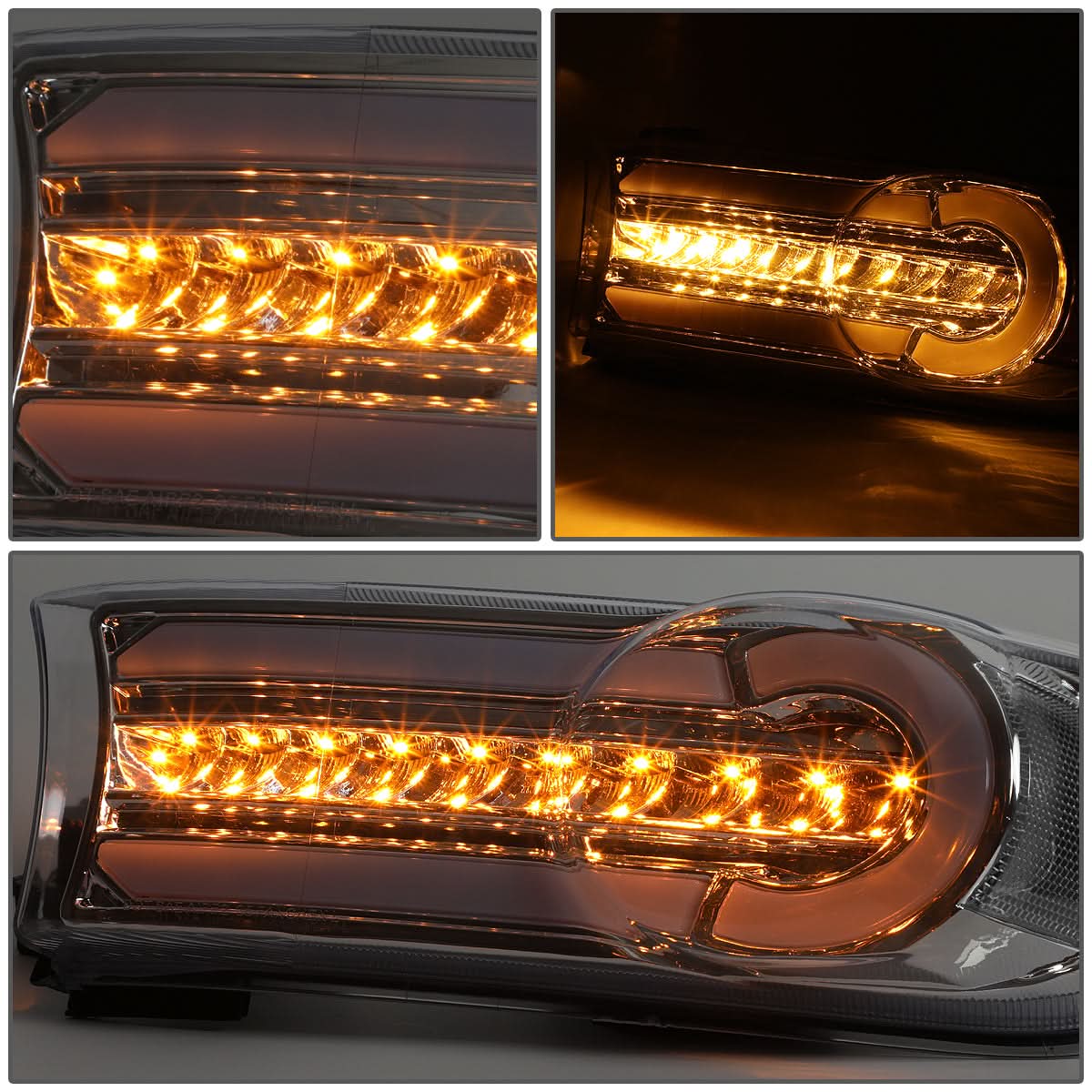 07-14 Toyota FJ Cruiser 3D Style LED DRL Bumper Lights - Chrome/Clear
