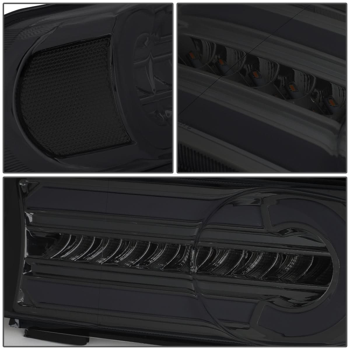 07-14 Toyota FJ Cruiser 3D Style LED DRL Bumper Lights - Chrome/Smoke