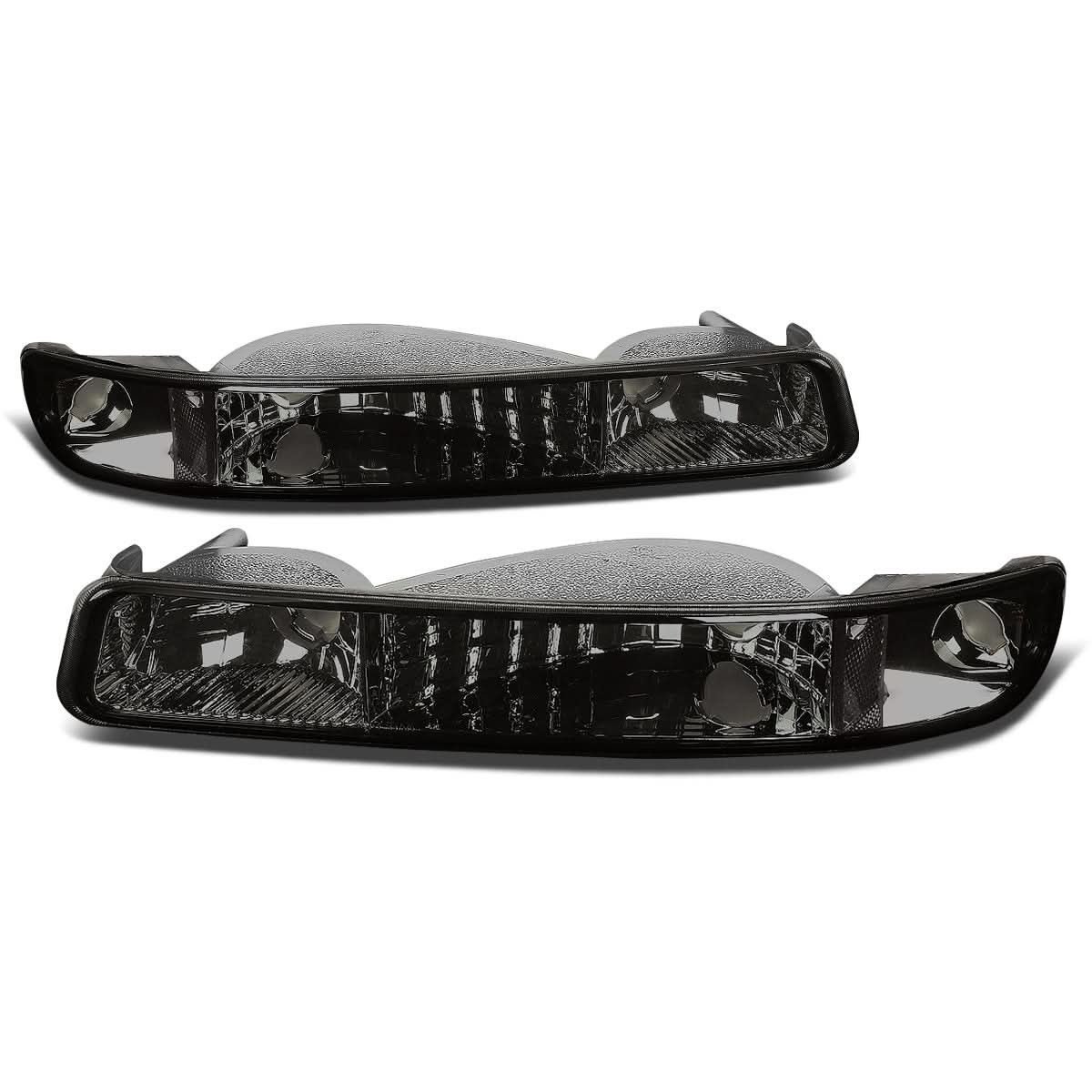 99-07 GMC Sierra/Yukon Smoke Corner Bumper Lights 2PC
