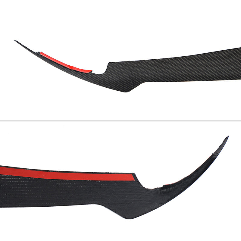 2020-2025 Chevrolet Corvette IKON Front Canard Splitter Carbon Fiber
