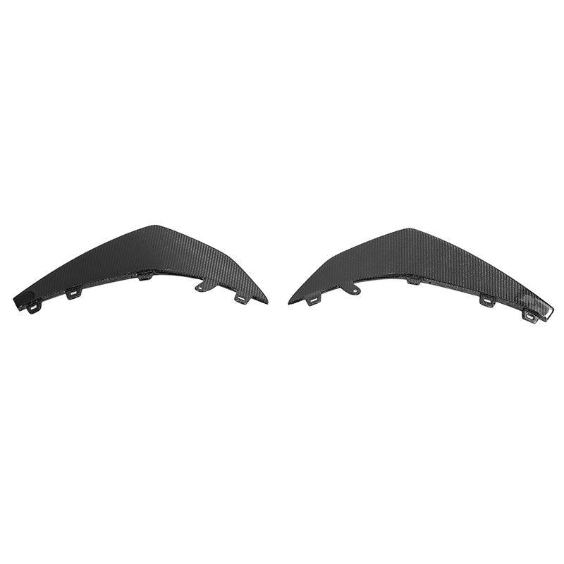 2023-2025 Chevrolet Corvette C8 Z06 Front Bumper Canards Carbon Fiber