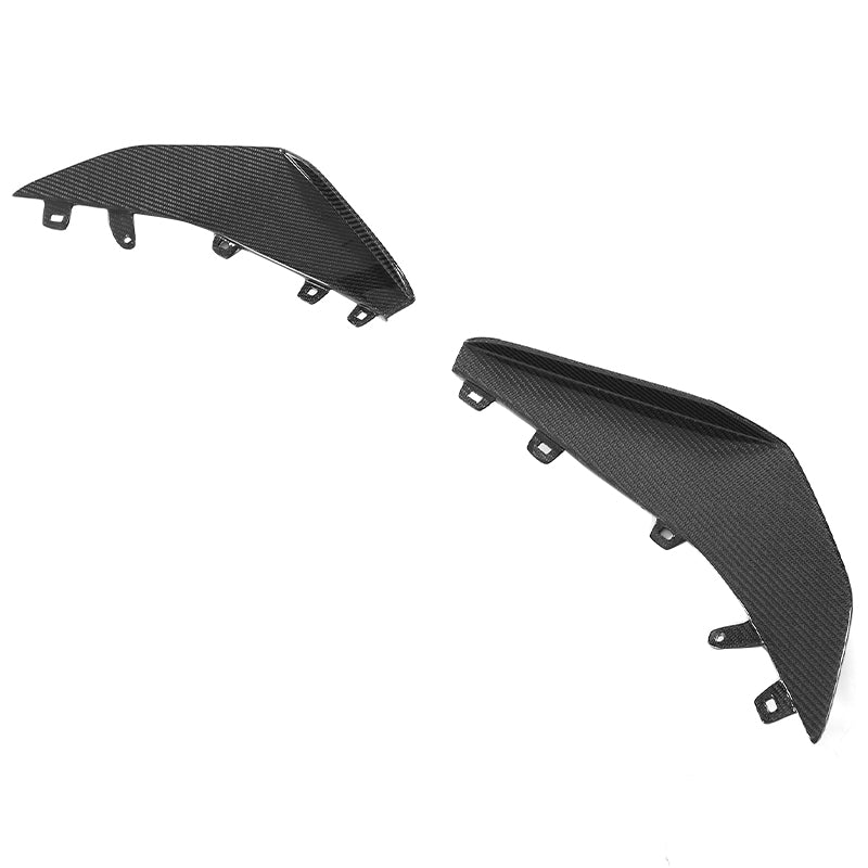 2023-2025 Chevrolet Corvette C8 Z06 Front Bumper Canards Carbon Fiber