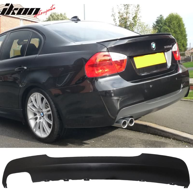 Fits 06-11 E90 Sedan 328 328i MT Msport Rear Bumper&Diffuser