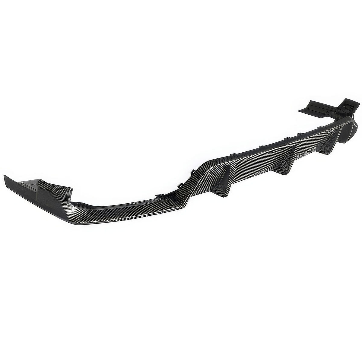 2020-2023 Bmw G06 X6 Ikon Style Gloss Black Rear Bumper Diffuser-pp
