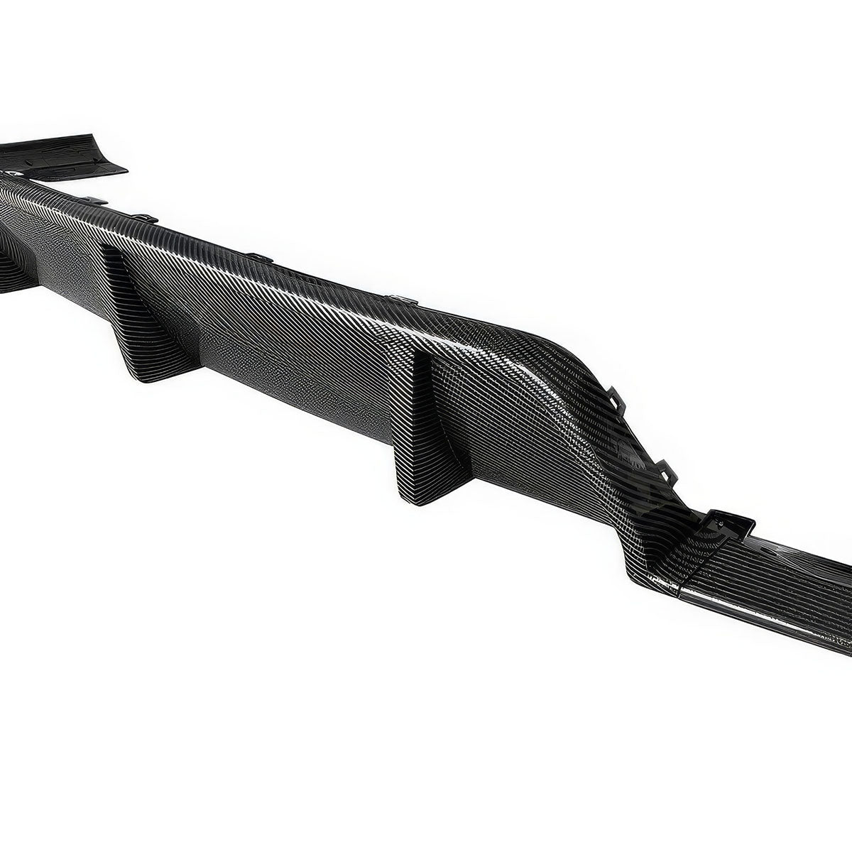2020-2023 Bmw G06 X6 Ikon Style Gloss Black Rear Bumper Diffuser-pp