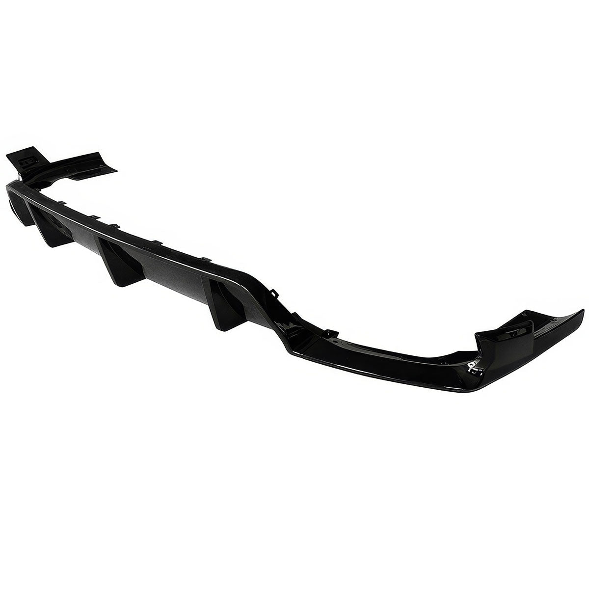 2020-2023 Bmw G06 X6 Ikon Style Gloss Black Rear Bumper Diffuser-pp