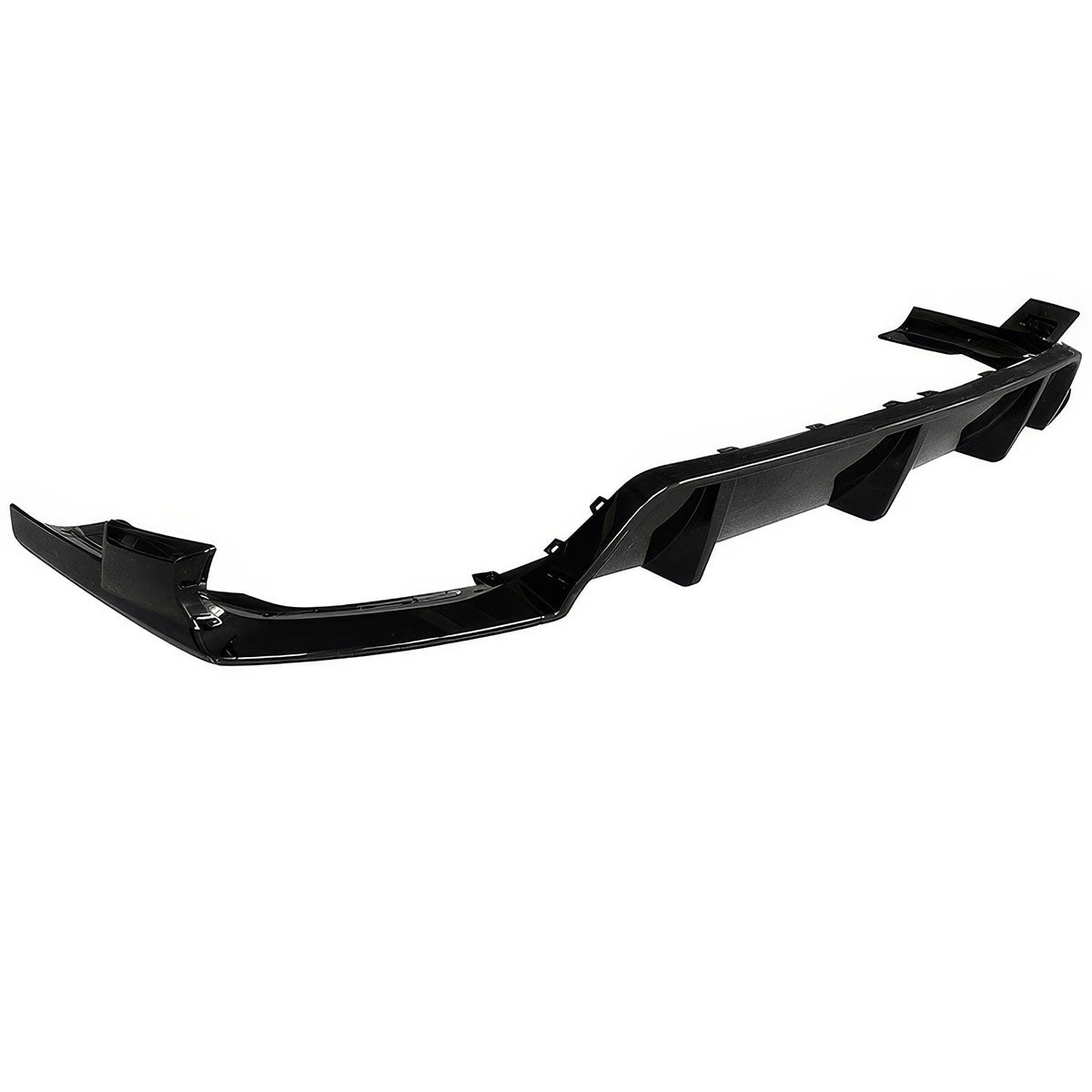 2020-2023 Bmw G06 X6 Ikon Style Gloss Black Rear Bumper Diffuser-pp