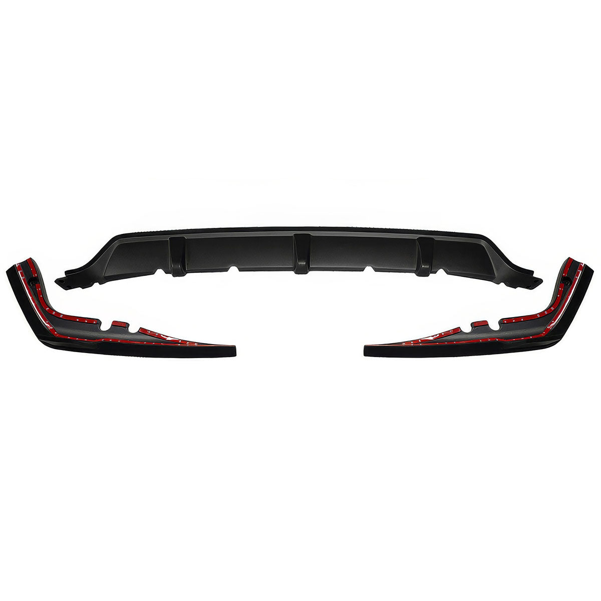 2019-2024 BMW G07 X7 M Sport Rear Bumper Lip Diffuser 3PC Primer ABS