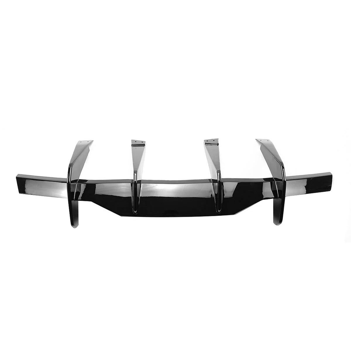 2020-2025 Chevy Corvette C8 Gloss Black Rear Bumper Diffuser ABS