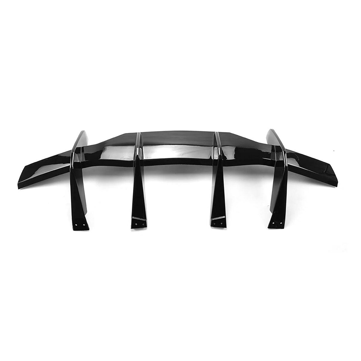 2020-2025 Chevy Corvette C8 Gloss Black Rear Bumper Diffuser ABS