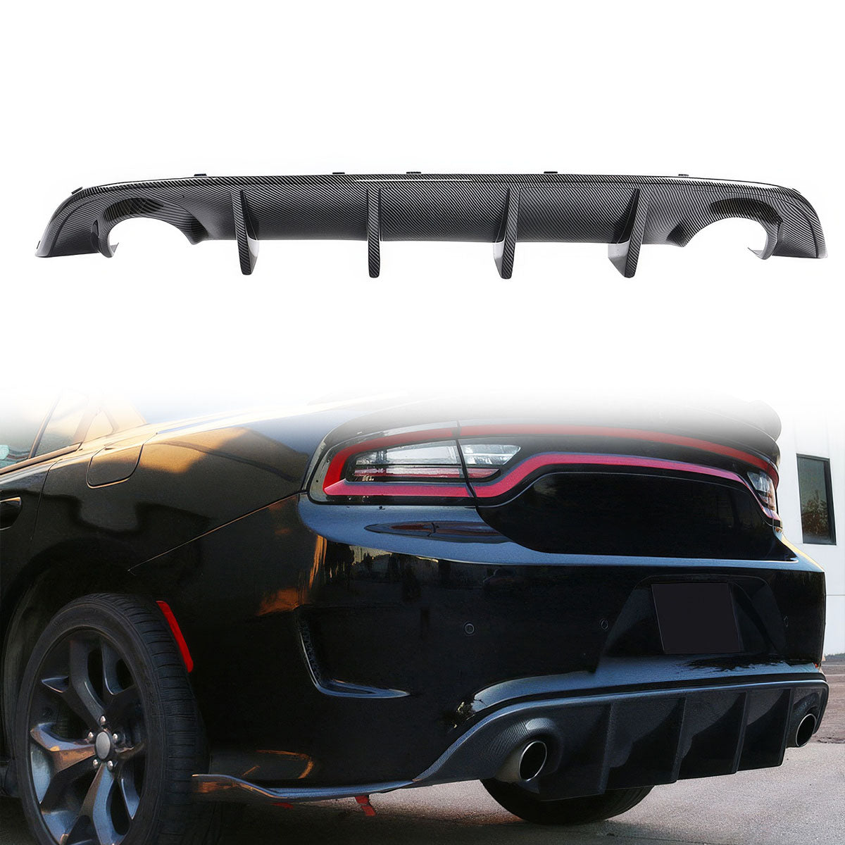 2015-2024 Dodge Charger SRT Rear Diffuser PP