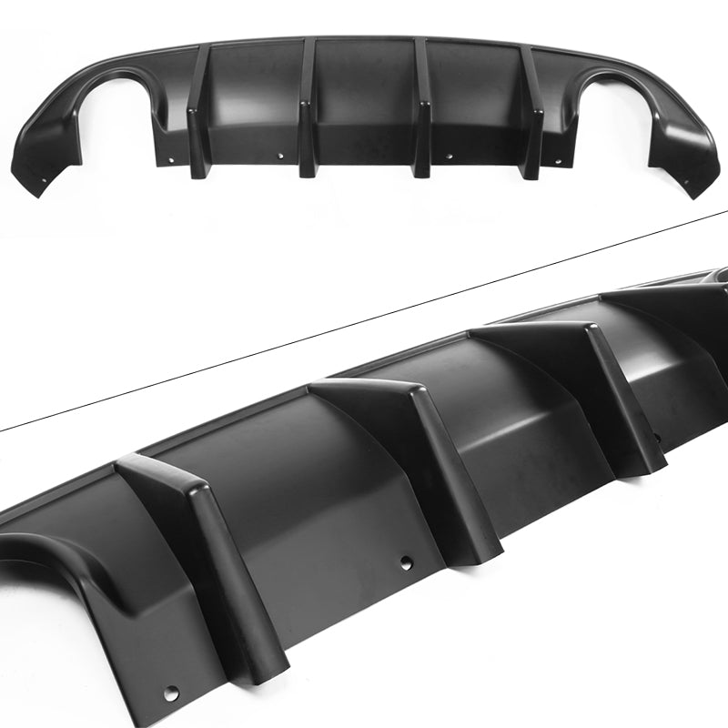 2015-2023 Dodge Charger SRT Rear Diffuser OEM Style Matte Black PP