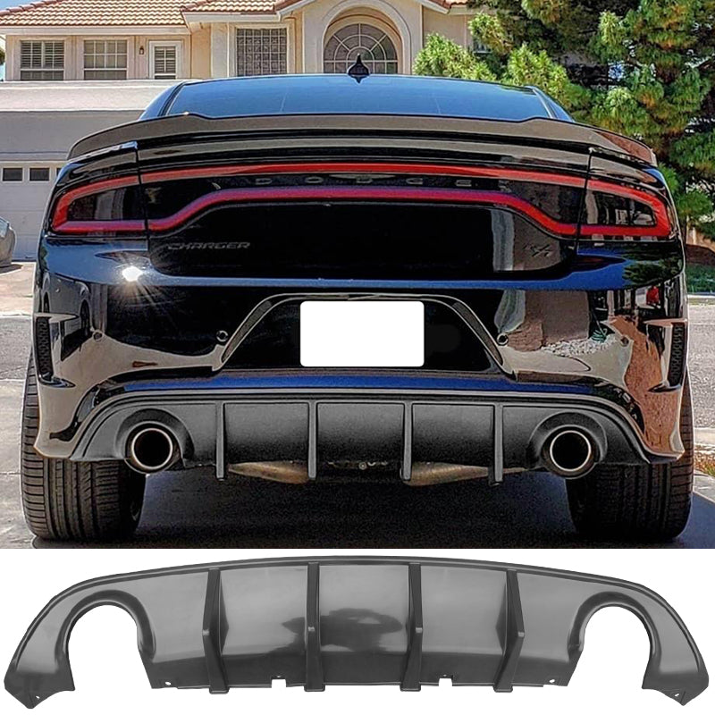 2015-2024 Dodge Charger SRT V3 Rear Diffuser with Reflective Tape PP