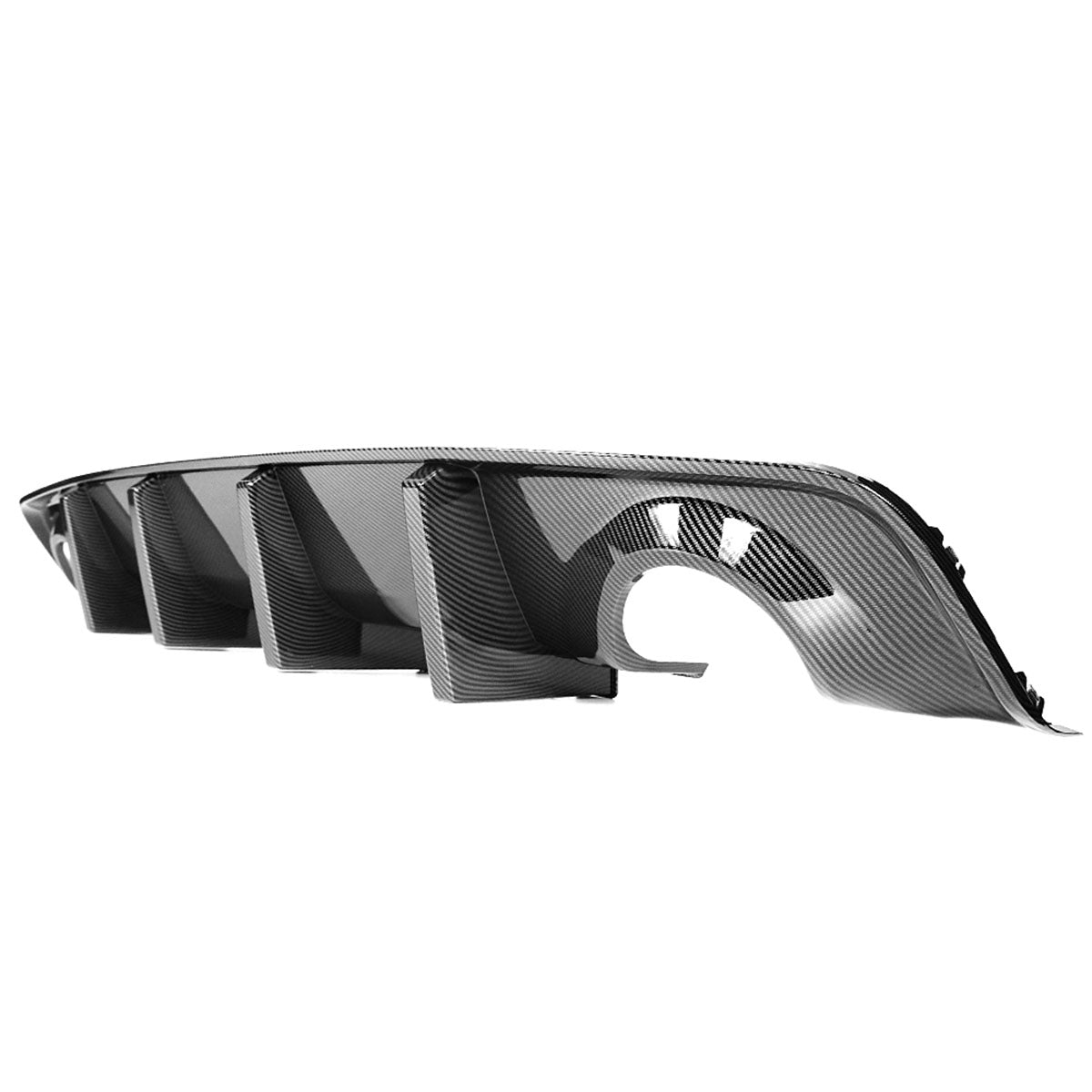 Rear Bumper Diffuser for 2020-2024 Dodge Charger Widebody IKON Style P