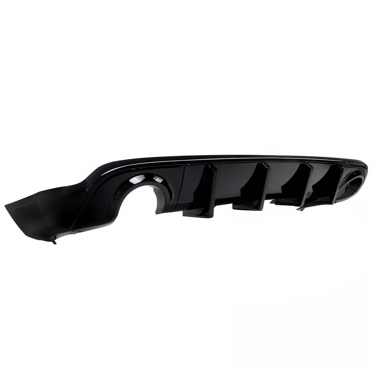 2011-2024 Dodge Durango Rear Bumper Lip Diffuser V1 Gloss Black Apron